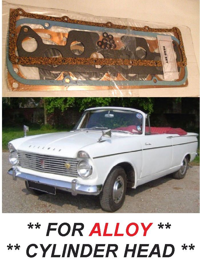 HEAD GASKET SET (Hillman Super Minx Mk3 & 4) (1600cc & 1725cc) (Alloy Head) (1964- 67)